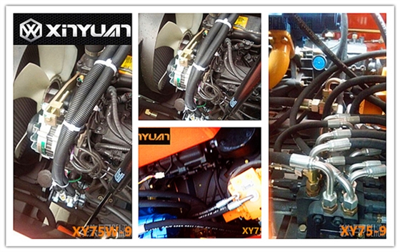 新源XY75-9輪式挖掘機(jī) 新源XY75-9輪式挖掘機(jī)