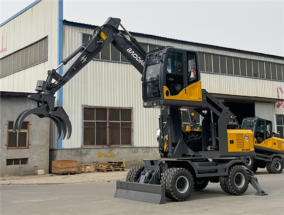 寶鼎120抓木機升降駕駛室