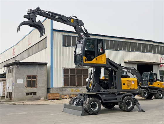 寶鼎120抓木機升降駕駛室