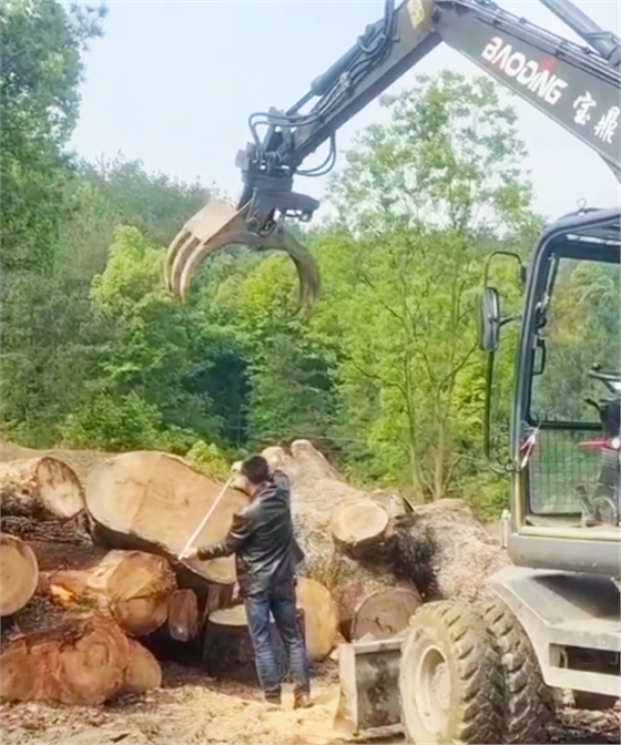 寶鼎120WD抓木機 寶鼎120WD抓木機