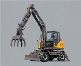 寶鼎BD120WD輪式抓木機