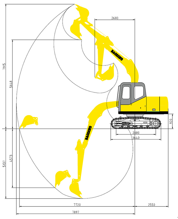 寶鼎小型挖掘機150型號參數 寶鼎小型挖掘機150型號參數
