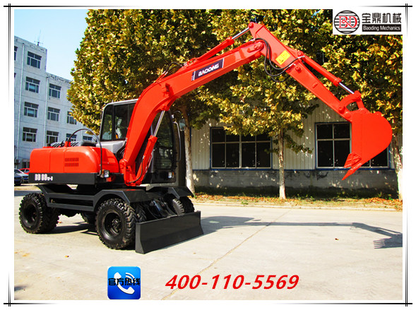 寶鼎輪式挖掘機廠家輪式80挖掘機圖片 寶鼎輪式挖掘機廠家輪式80挖掘機圖片