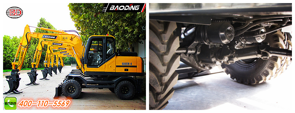 山東寶鼎95輪式挖掘機抓木機產品圖片 山東寶鼎95輪式挖掘機抓木機產品圖片