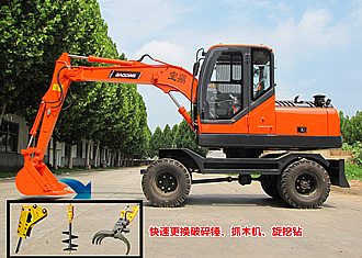 寶鼎85輪式挖掘機(jī) 寶鼎85輪式挖掘機(jī)