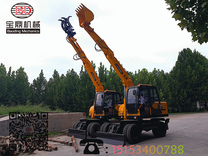 寶鼎BD95多用途輪式挖掘機(jī)抓木機(jī) 寶鼎BD95多用途輪式挖掘機(jī)抓木機(jī)