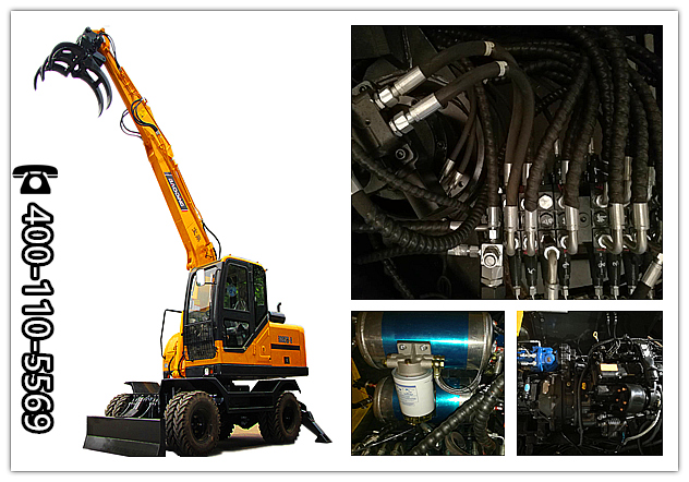 寶鼎抓木機(jī)95型號(hào)電噴配置抓木機(jī)圖片介紹 寶鼎抓木機(jī)95型號(hào)電噴配置抓木機(jī)圖片介紹
