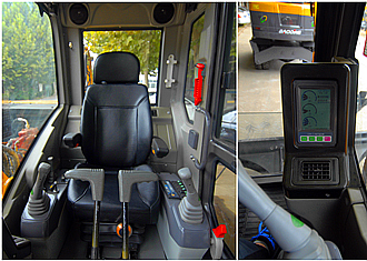 寶鼎150挖掘機駕駛室布局 寶鼎150挖掘機駕駛室布局