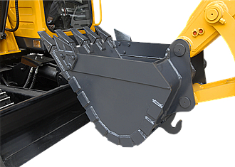 寶鼎80挖掘機配置0.4m³加固鏟斗 寶鼎80挖掘機配置0.4m³加固鏟斗