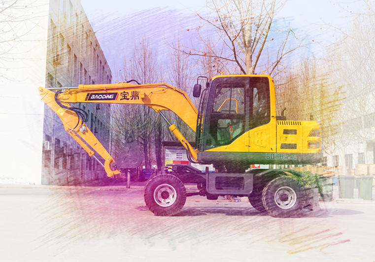 寶鼎80輪式挖掘機型號 寶鼎80輪式挖掘機型號