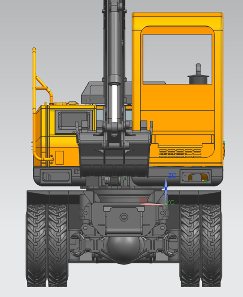 寶鼎80輪胎式挖掘機 寶鼎80輪胎式挖掘機