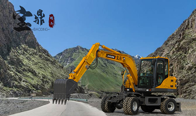 寶鼎80輪式挖掘機 寶鼎80輪式挖掘機