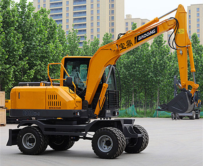 寶鼎BD80W-9D輪式挖掘機 寶鼎BD80W-9D輪式挖掘機