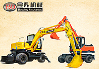 寶鼎輪式挖掘機80型號將該款新一代產品 寶鼎輪式挖掘機80型號將該款新一代產品