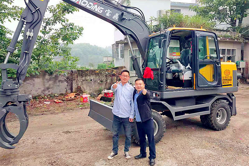 寶鼎湖北輪式抓木機銷售客戶