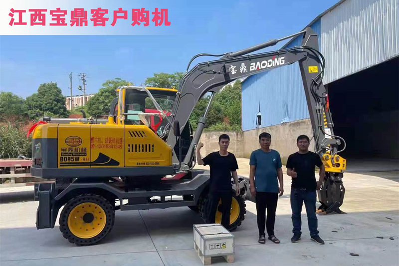 江西地區銷售95輪式抓鐵機型號