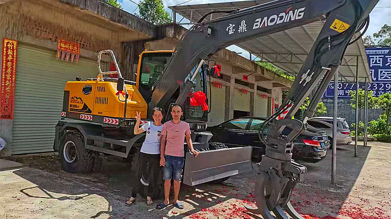 欽州抓木機銷售寶鼎100抓木機型號