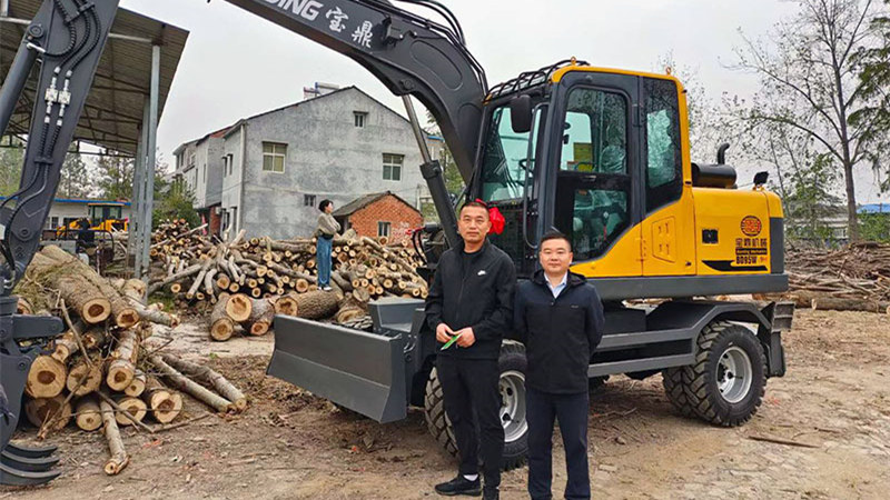 湖北抓木機銷售客戶-寶鼎抓木機 湖北抓木機銷售客戶-寶鼎抓木機